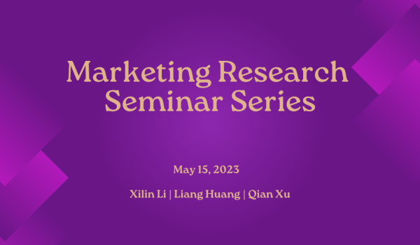 Marketing Research Seminar Series